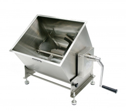 Купить фаршемешалка kocateq fme40t ручная 40 л c откидным бункером, 1 осью и подкл. к приводу g22 – цена от завода, доставка до двери | RuOborudovanie.ru