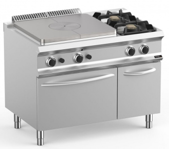 Плита со сплошной поверхностью газовая 700 серии Apach Chef Line Glrstg117Dxfgp