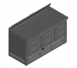 Купить стол для салатов hicold sle2-222gn (1/6) с/крышк. (+2/+10) – цена от завода, доставка до двери | RuOborudovanie.ru