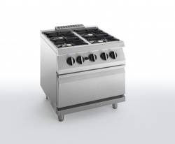 Купить плита газовая 4 конфорочная 700 серии apach chef line slrrg87fg – цена от завода, доставка до двери | RuOborudovanie.ru