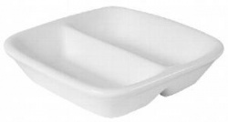 Купить менажница фарфор cameo imperial white 2-х секционная l7,5см h2,1см 210-013 – цена от завода, доставка до двери | RuOborudovanie.ru