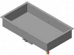 Прилавок 2-х блюд Iterma МЭ-2С-1355 Толга Drop-In 4хGN1/1 (1335х590х300мм)