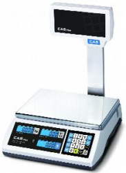Купить весы торговые cas er-jr-15cbu (15кг,5г) электронные – цена от завода, доставка до двери | RuOborudovanie.ru