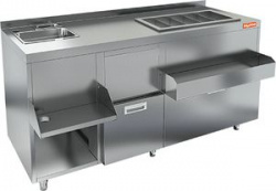 Барная станция Hicold НБМКС-15/5БПК с бортом – купить в RuOborudovanie.ru с доставкой до двери Купить барная станция hicold нбмкс-15/5бпк с бортом – цена от завода, доставка до двери | RuOborudovanie.ru