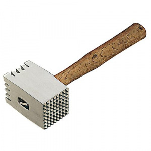 Молоток для мяса 0,6КГ, алюм. С дерев. Ручкой, 32СМ 42508-00