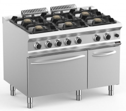 Купить плита газовая apach glrrg117fgp 6 конфорочная 700 серии – цена от завода, доставка до двери | RuOborudovanie.ru