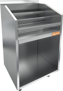 Лестница ликёрная HiCold НБмлЛВ-8/7Б с бортом 800х700х850мм
