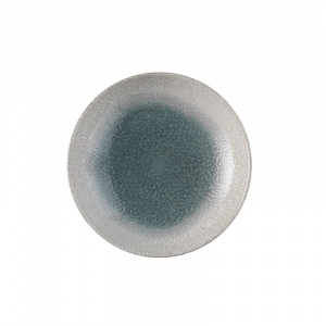 Тарелка мелкая 26СМ, без борта, цвет Raku Duo Agate-Topaz, Studio Prints Rdatev101