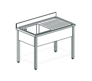 Ванна моечная Apach Chef Line Ls126-54Rwsh