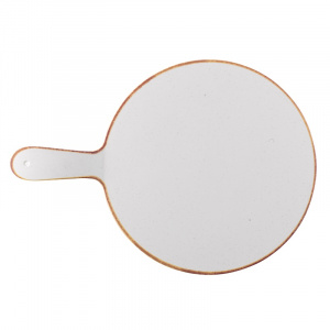Доска сервировочная с ручкой D32См, меламин, Buffet Stonecast Melamine, цвет Barley White Zplstrp1