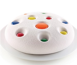 Форма силиконовая луна серая D220 мм, H60Мм, 1670МЛ Luna