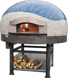 Печь для пиццы дровяная Morello Forni Lp110 Cupola Mosaico