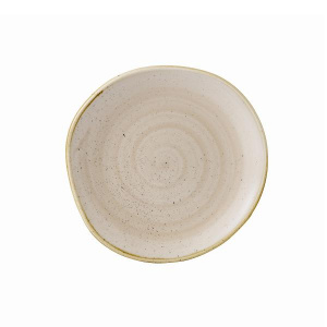 Тарелка мелкая "ВОЛНА" 18,6СМ, без борта, Stonecast, цвет Nutmeg Cream Snmsog71