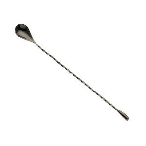 Ложка барная Classic 30см, ручка витая, черная сталь M37012Bk