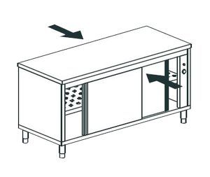 Стол тепловой сквозной Apach Chef Line Lhc722Sh2Pt