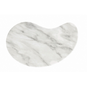Блюдо сервировочное "ЗАПЯТАЯ" 26,5Х17СМ, Textured Prints, цвет Marble Grey Mgyate1