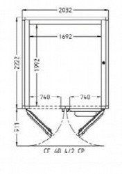 Купить камера расстоечная pavailler ev 68 4/2 cp 60x80 2двери/4тележки – цена от завода, доставка до двери | RuOborudovanie.ru