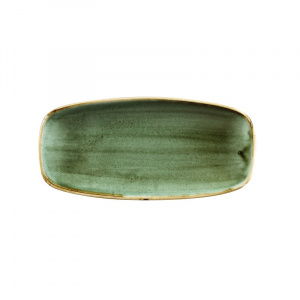 Блюдо прямоугольное Chefs 26,9Х12,7СМ, без борта, Stonecast, цвет Samphire Green Ssgsxo101