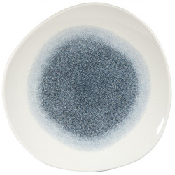 Купить тарелка мелкая "волна" 28,6см, без борта, цвет raku topaz blue, studio prints rktbog111 – цена от завода, доставка до двери | RuOborudovanie.ru
