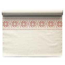 Салфетка сервировочная 48Х32СМ, хлопок, 6шт. В рулоне, серия My Drap, цвет Recycled Cotton Christmas