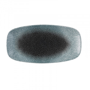 Блюдо прямоугольное Chefs 29,8Х15,3СМ, без борта, цвет Raku Duo Topaz-Quartz, Studio Prints Rdtqxo11
