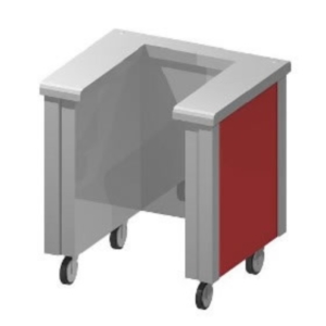 Прилавок нейтральный Emainox Ins 8