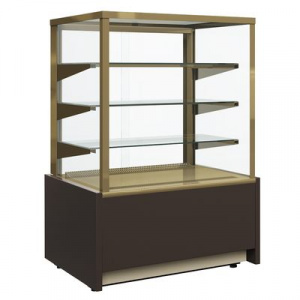 Витрина холодильная Полюс KC70 VH 1,3-1 LIGHT Chocolate 0102-0109 (ВХСв-1,3д Сarboma Cube для шокол