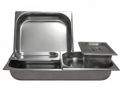 Комплект гастроемкостей Атеси для мармита 2-х блюд (1120мм, 1200 мм) линии раздачи питания