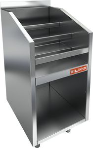 Лестница ликёрная HiCold НБмлЛ-4/7Б с бортом 400х700х850мм