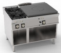 Купить плита комбинированная 900 серии tecnoinox pcpg12fg9 313020 газ – цена от завода, доставка до двери | RuOborudovanie.ru