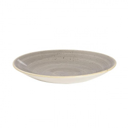 Купить тарелка глубокая 22,5см h2,7см, без борта, stonecast, цвет peppercorn grey spgspd221 – цена от завода, доставка до двери | RuOborudovanie.ru
