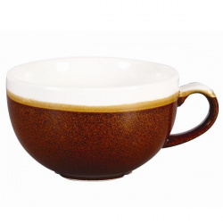 Купить чашка cappuccino 340мл monochrome, цвет cinnamon brown mobrcb281 – цена от завода, доставка до двери | RuOborudovanie.ru