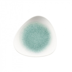 Купить тарелка мелкая треугольная 19,2см, без борта, цвет raku jade green, studio prints rkjgtr71 – цена от завода, доставка до двери | RuOborudovanie.ru