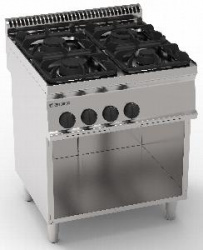 Купить плита 4 конфорочная 700 серии tecnoinox pc70g7a 613036 газ – цена от завода, доставка до двери | RuOborudovanie.ru