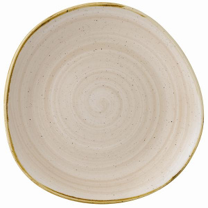 Тарелка мелкая "ВОЛНА" 28,6СМ, без борта, Stonecast, цвет Nutmeg Cream Snmsog111