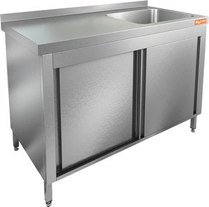 Стол купе с ванной моечной нсзк1м-12/7бправ