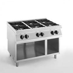 Купить плита газовая 6 конфорочная 900 серии apach chef line slrrg129os – цена от завода, доставка до двери | RuOborudovanie.ru