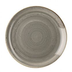 Купить тарелка мелкая 28,8см, без борта, stonecast, цвет peppercorn grey spgsev111 – цена от завода, доставка до двери | RuOborudovanie.ru