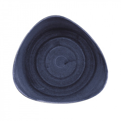 Купить тарелка мелкая треугольная 22,9см, без борта, stonecast patina, цвет cobalt blue pabltr91 – цена от завода, доставка до двери | RuOborudovanie.ru