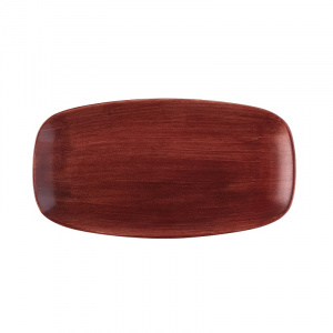 Блюдо прямоугольное Chefs 35,5Х18,9СМ, без борта, Stonecast Patina, цвет Rust Red Parexo141