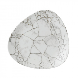Купить тарелка мелкая треугольная 26,5см, без борта, цвет kintsugi agate grey, studio prints ktagtr101 – цена от завода, доставка до двери | RuOborudovanie.ru