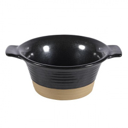 Купить блюдо глубокое d14см 0,40л, с ручками, керамика, igneous black zcbkigsp1 – цена от завода, доставка до двери | RuOborudovanie.ru