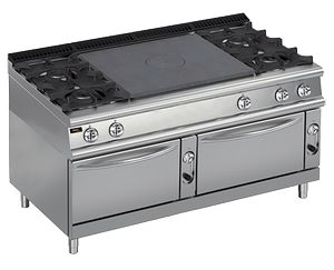 Плита газовая Apach Chef Line Lrstg169R4Fg со сплошной поверхностью 900 серии 