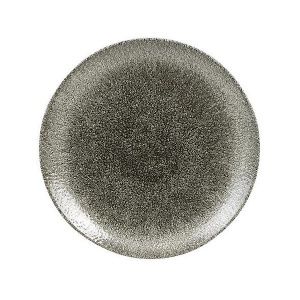 Тарелка мелкая 21,7СМ, без борта, цвет Raku Quartz Black, Studio Prints Rkbqevp81