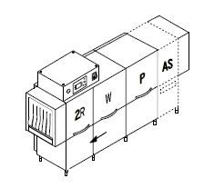 Купить машина посудомоечная dihr rx 326 as dx+dde+hrp30/деление 2 части – цена от завода, доставка до двери | RuOborudovanie.ru